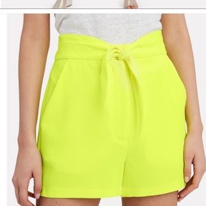 Alc lime neon shorts size 0 new